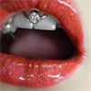Flat Back Jewelled Smiley Ring - Titan