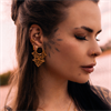 Svarta Baroque Ear Saddles - Säljs i par