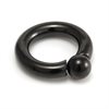 Screw In Ball Ring - Svart Stål
