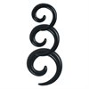 Svart Acrylic Spiral