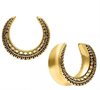 Guldiga Maori Ear Saddles - Säljs i par