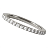 Pave Setting Crystal Hinged Clicker Ring - Titan