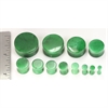 Green Stone Flared Plug