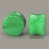 Green Stone Flared Plug