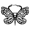 Big Black Butterfly Hoops - Sold in Pair